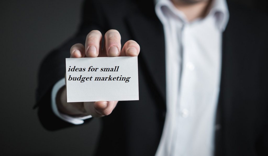 small budget marketing