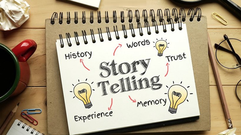 brand your content with storytelling.
