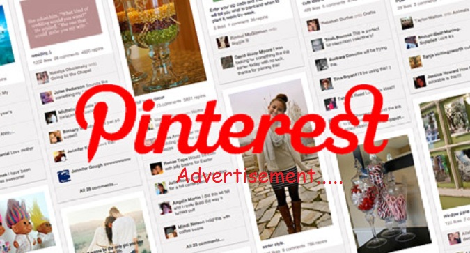 Pinterest advertisement