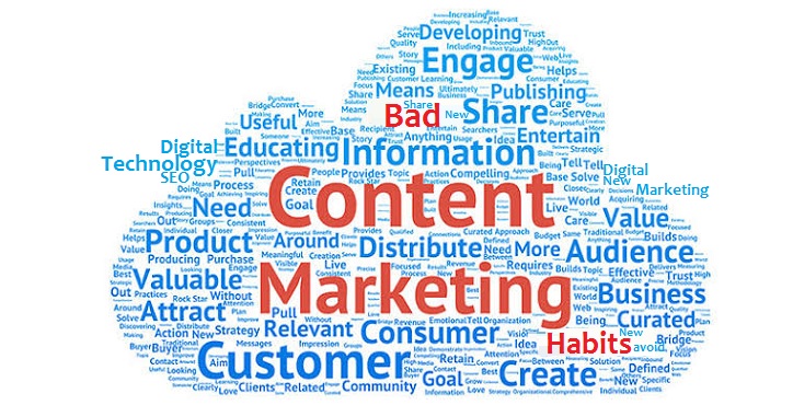 bad digital content marketing habits