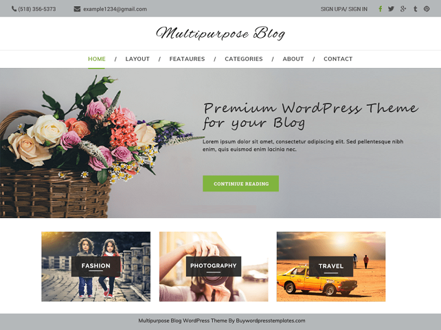 WordPress blog