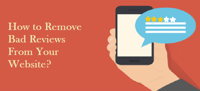 Remove bad reviews from your website