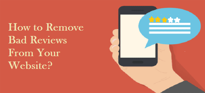 remove bad reviews from your website