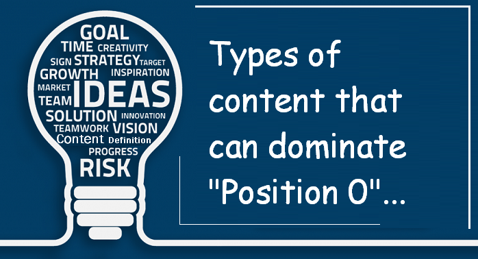 types of content