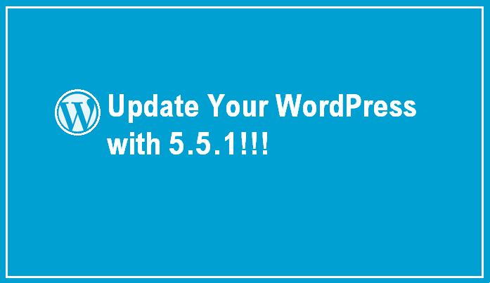 WordPress with 5.5.1