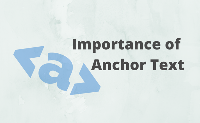 anchor text in SEO strategy