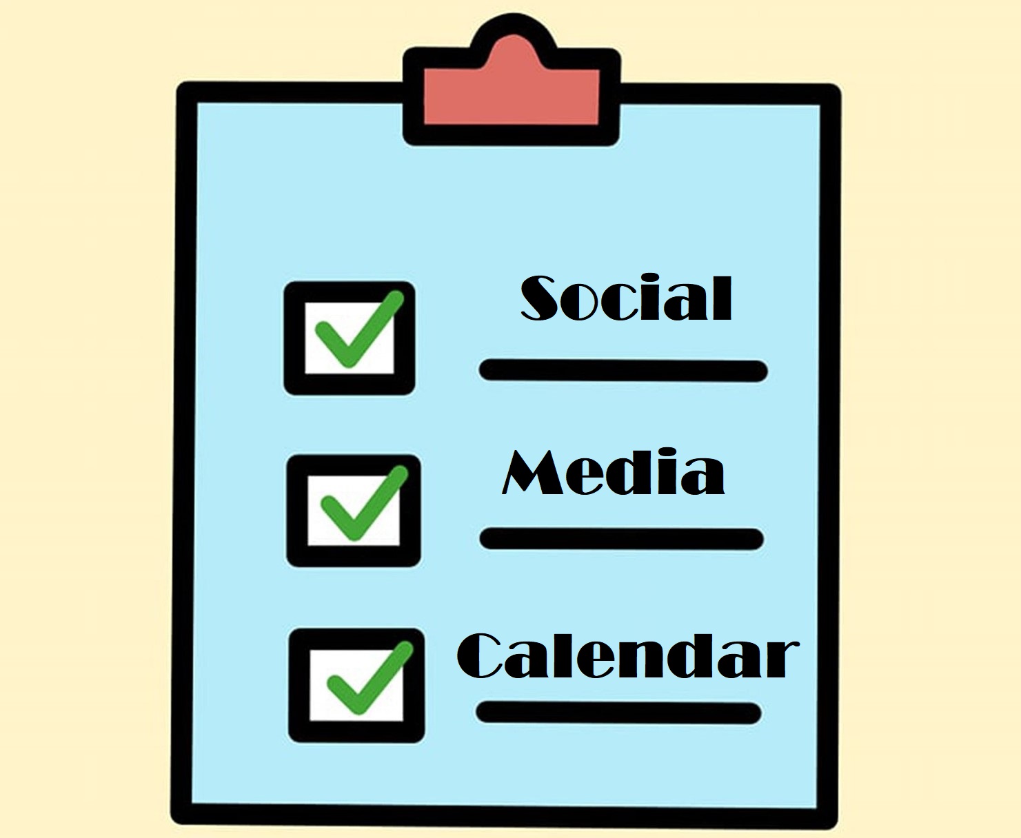 social media calendar